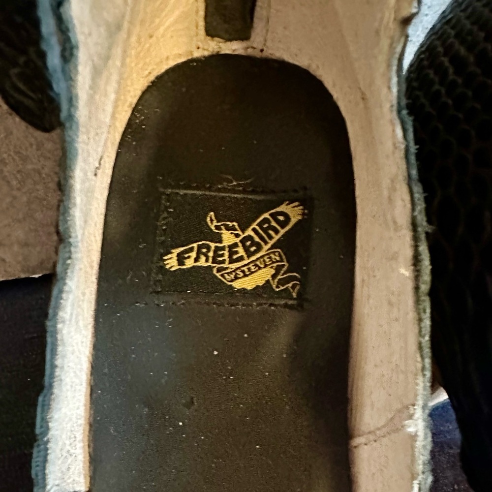 NEW Freebird Black Snake Randi Women Shoes, Size 10 - Picture 3 of 9